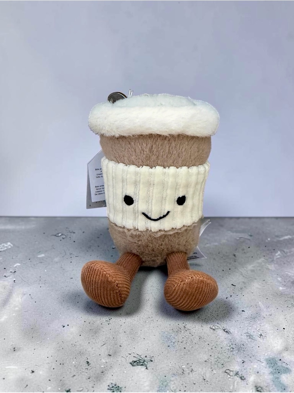 Authentic Jellycat Amuseables Coffee-To-Go Bag Charm